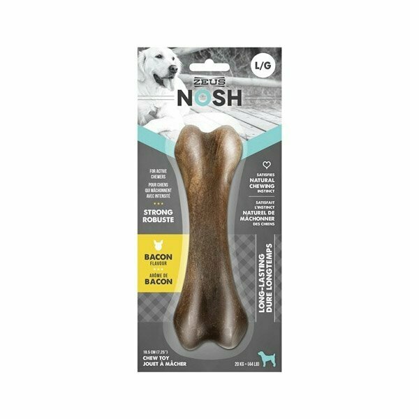 Zeus Nosh Strong Chew Bone, Bacon , Large 96394